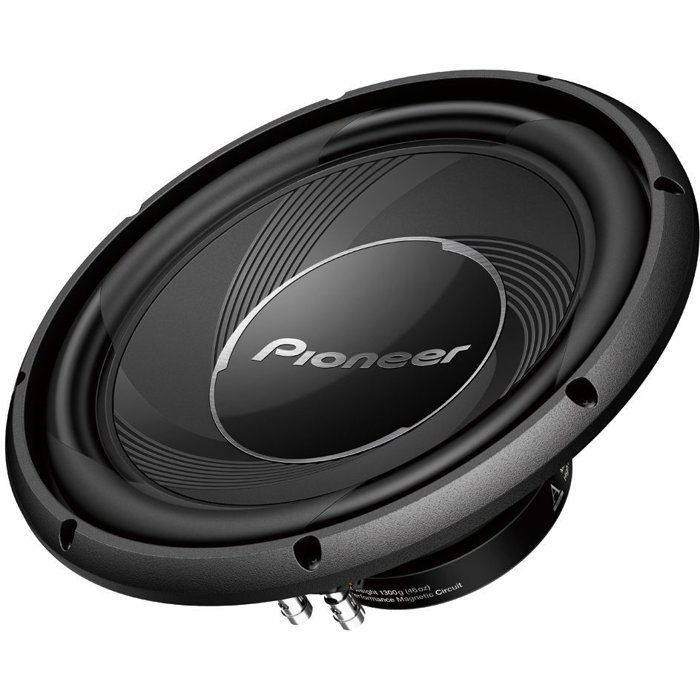 Subwoofer + Amplificador + Kit de cableado - PIONEER - 1400 W máx. - 22 Hz – 1,6 kHz, 87 dB