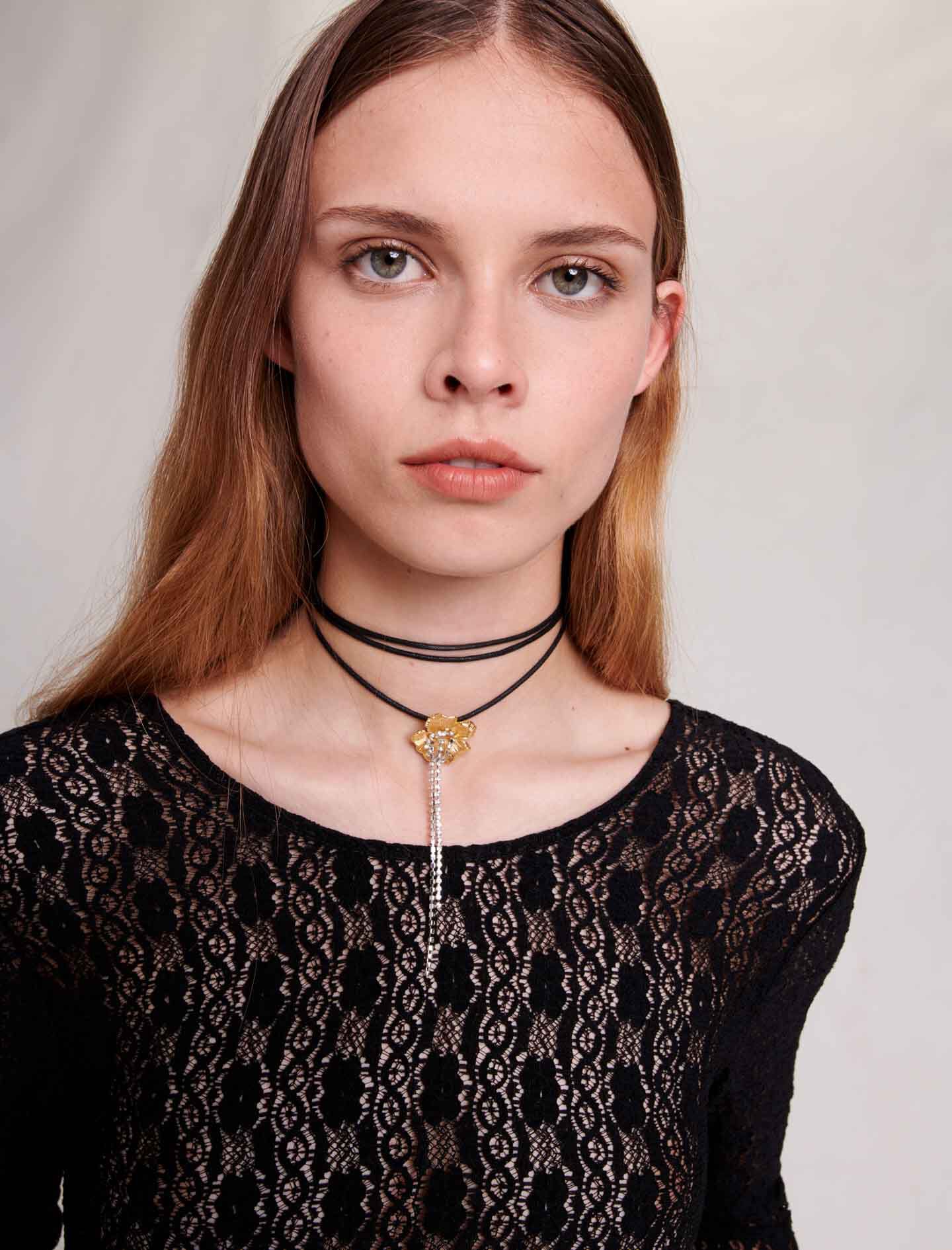 Body din dantelă - Negru
