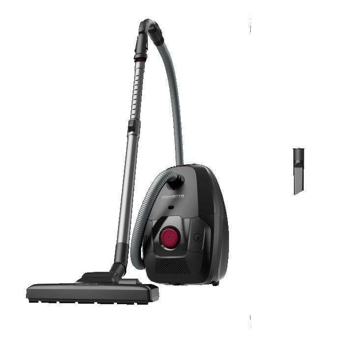 Rowenta Aspirateur avec sac, Moteur basse conso 900 W max, Eco-conçu, Filtration haute efficacité, Rayon action 12m RO4933EA