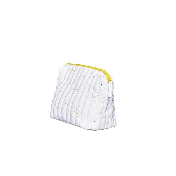 Neceser - Babyfan - Blanco - Algodón orgánico - Suave - Con cremallera