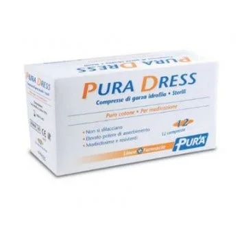 SIXTEM LIFE Pansements de gaze pure 36x40 cm, 12 pièces, pour plaies et brûlures