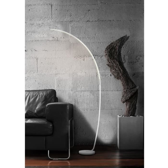 Floor lamp - ATHM DESIGN - JAXTA - Metal - LED - White - 170 cm