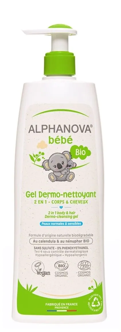 Alphanova Bebe Dermo - Żel do mycia i Włosów