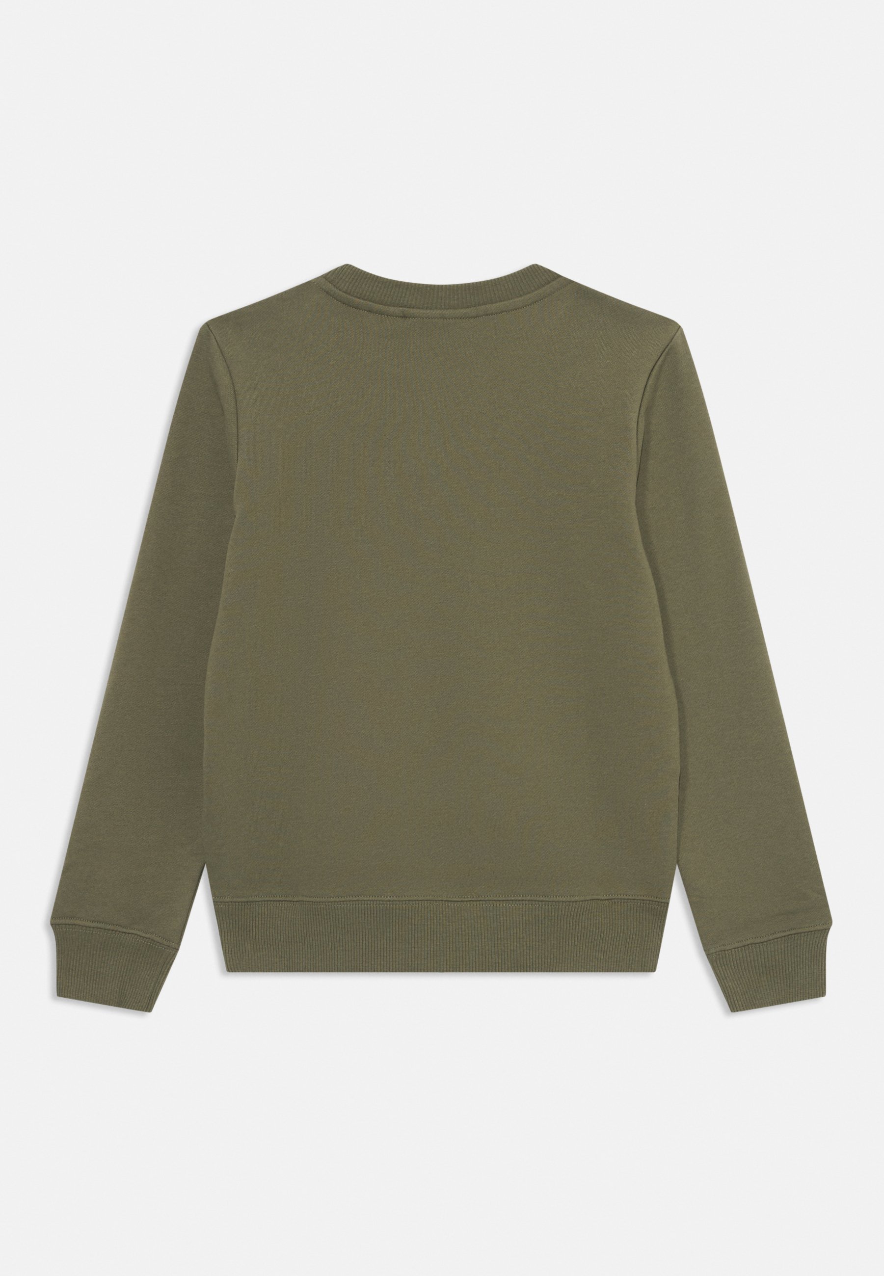 Sweat-shirt Calvin Klein Jeans LOGO REGULAR UNISEX - vert olive délavé