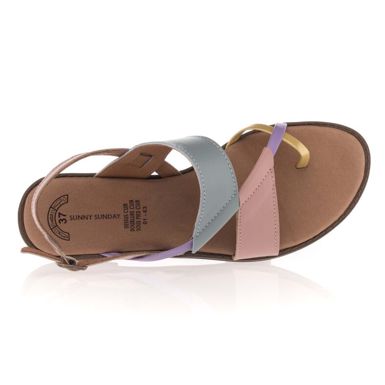 Flerfärgade flip-flops / sandaler för kvinnor