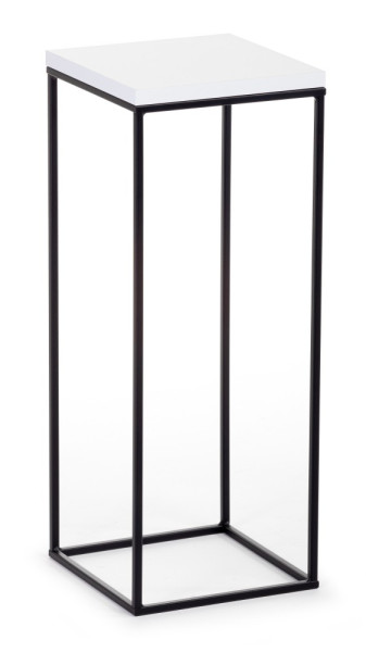 Kwietnik stojący 60 cm BasicLoft biały