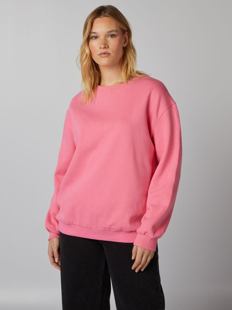 Oversized sweatshirt - roze