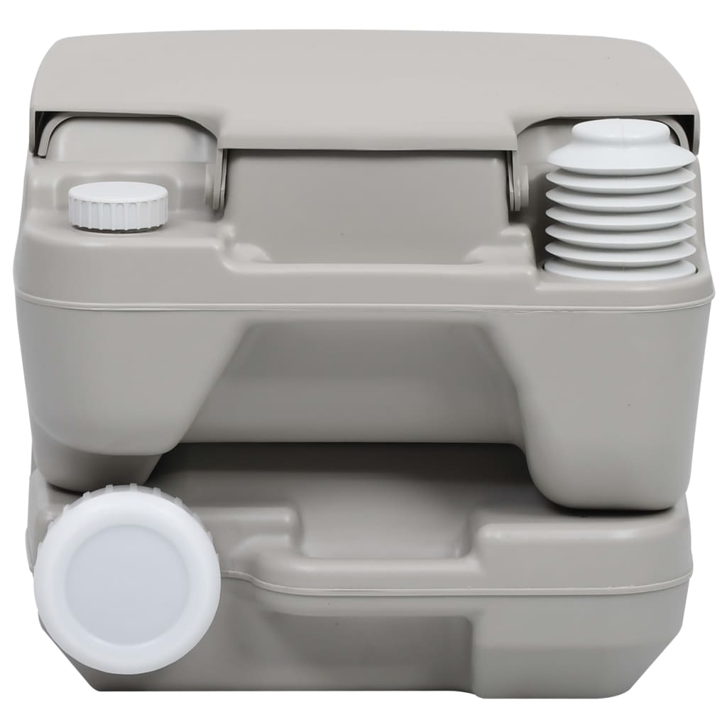  Ensemble de toilettes portables Vidaxl avec réservoir d'eau pour le camping 41,5 x 36,5 x 30 cm