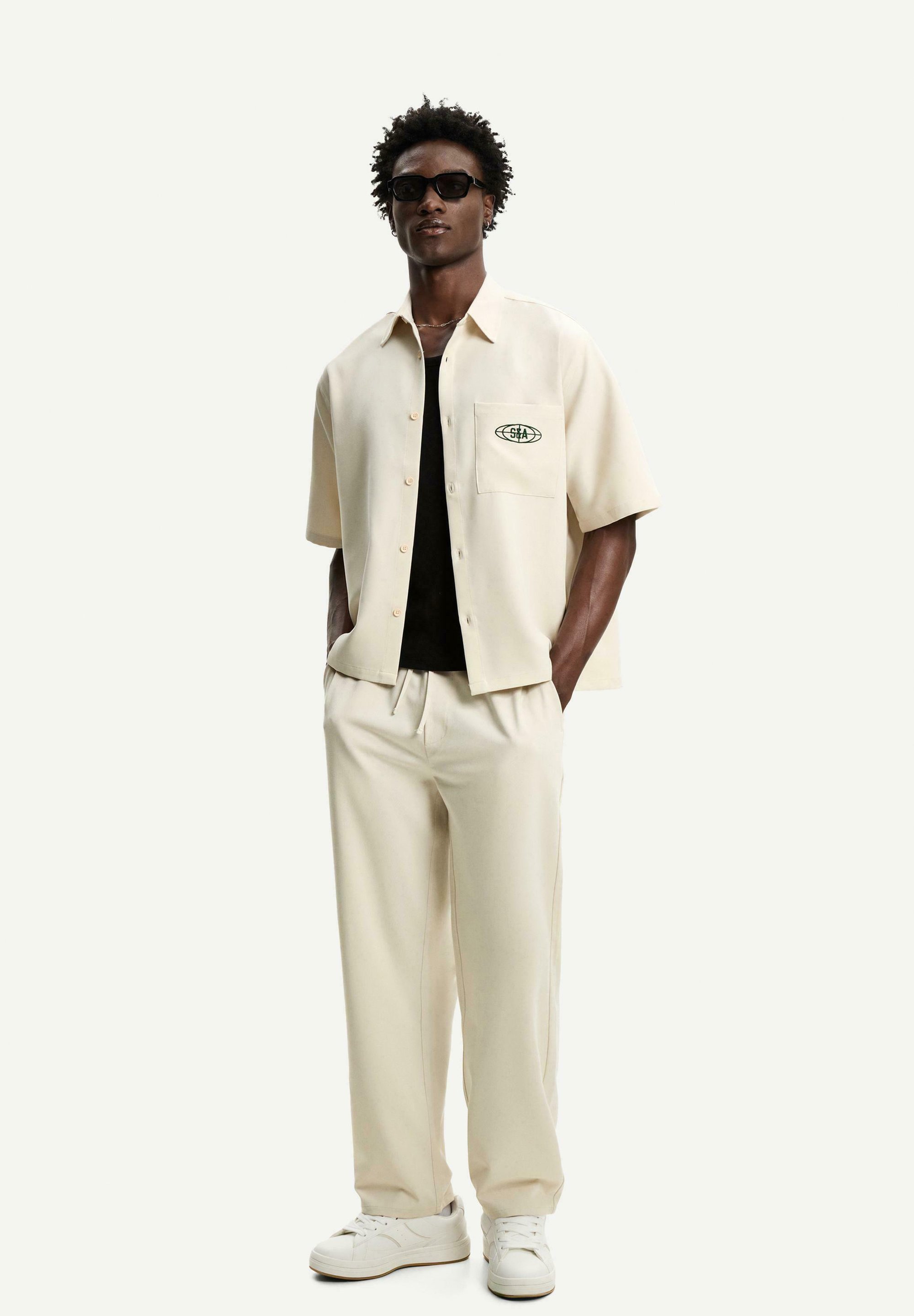 Bershka shirt - beige
