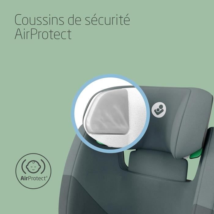 Maxi-Cosi RodiFix S i-Size, Siege Auto ISOFIX, 3 Positions d'Inclinaison, Protection G-CELL, AirProtect, 3,5-12 ans, Tonal Graphite