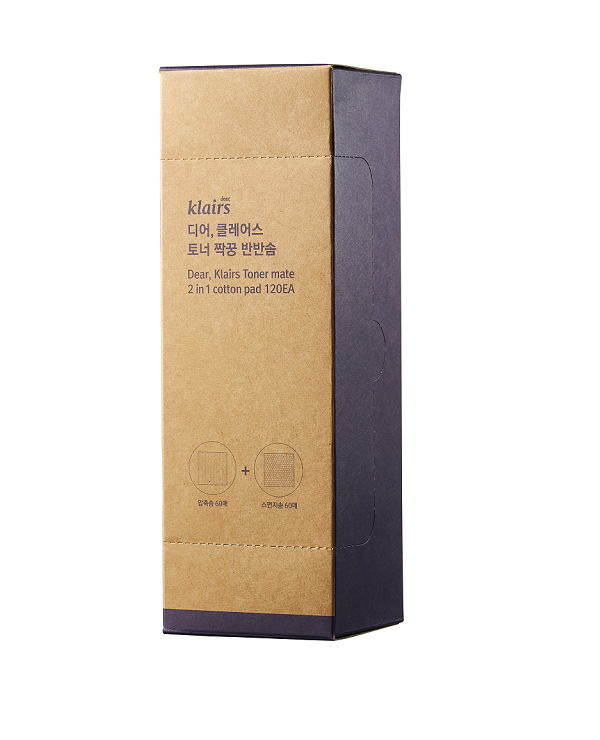 Vatový tampón Dear Klairs Toner Mate 2v1