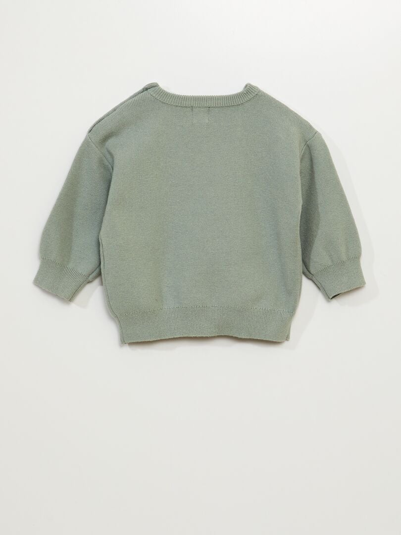 Jersey de punto compacto - VERDE