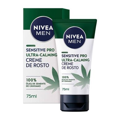 Nivea Men Sensitive Pro Ultra-Calming Face Cream, Ansiktskräm för att minska irritation och rynkor, 75 ml