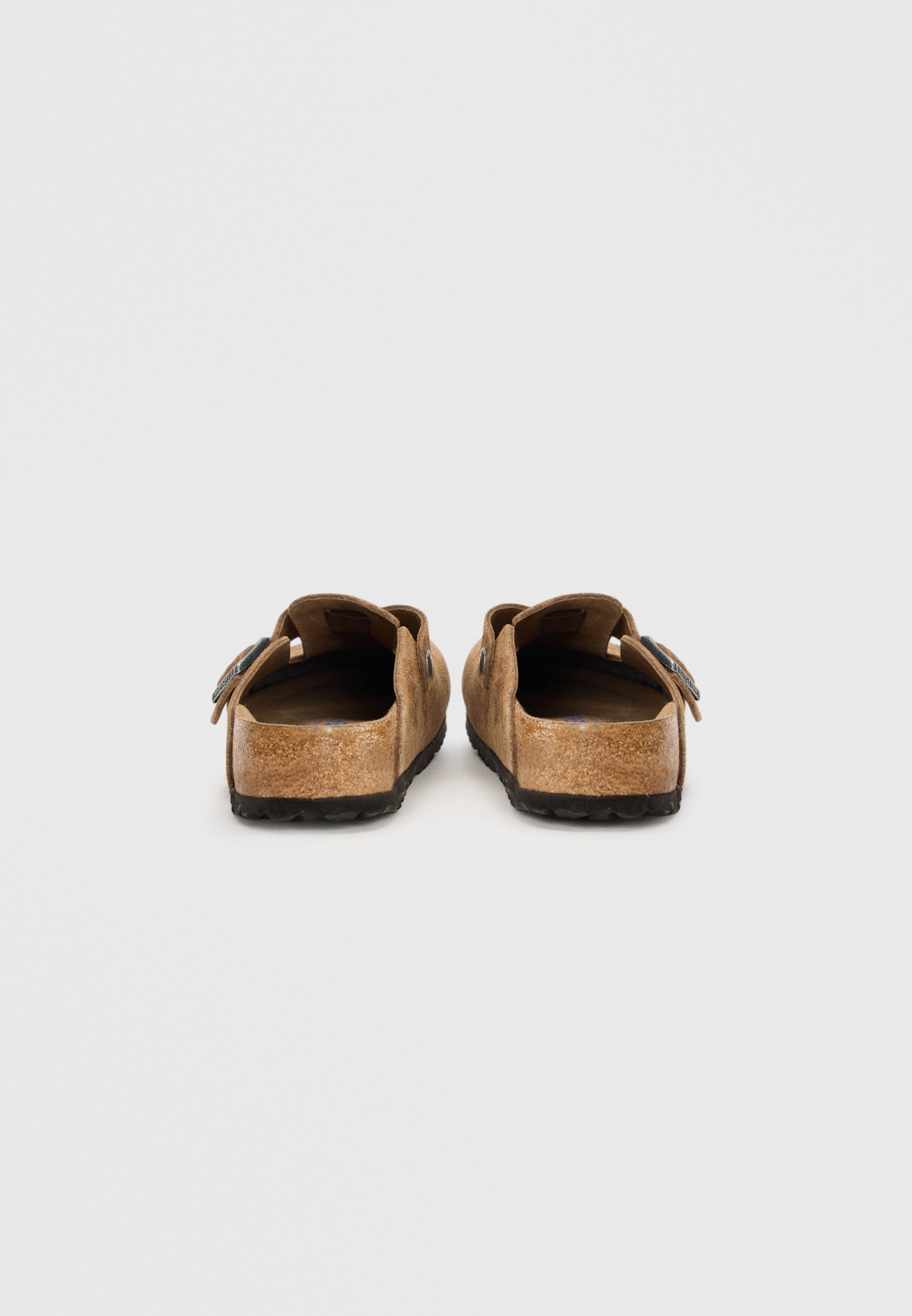 Birkenstock BOSTON UNISEX - Pantoletten - Dunkelbraun