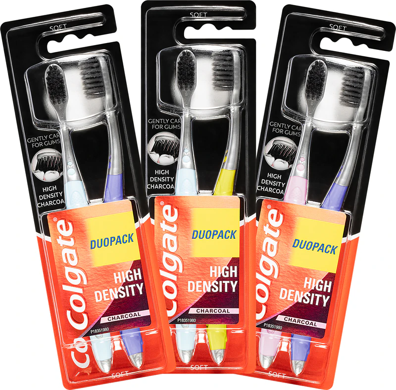 Zubná kefka Colgate High Density Charcoal Soft