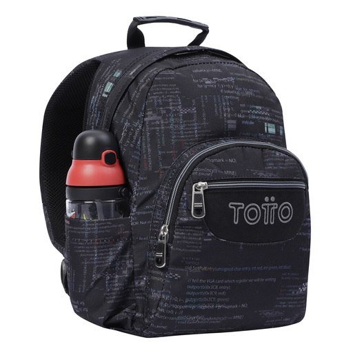 Mochila Escolar Totto Letras Internet Tempera