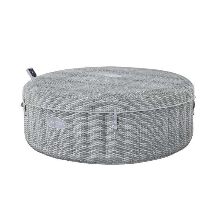 BESTWAY opblaasbare spa - Lay-Z-Spa Bali - 140 luchtjets - 196 x 71 cm - 4 tot 6 zitplaatsen - Rond (afdekking, filter, diffuser)
