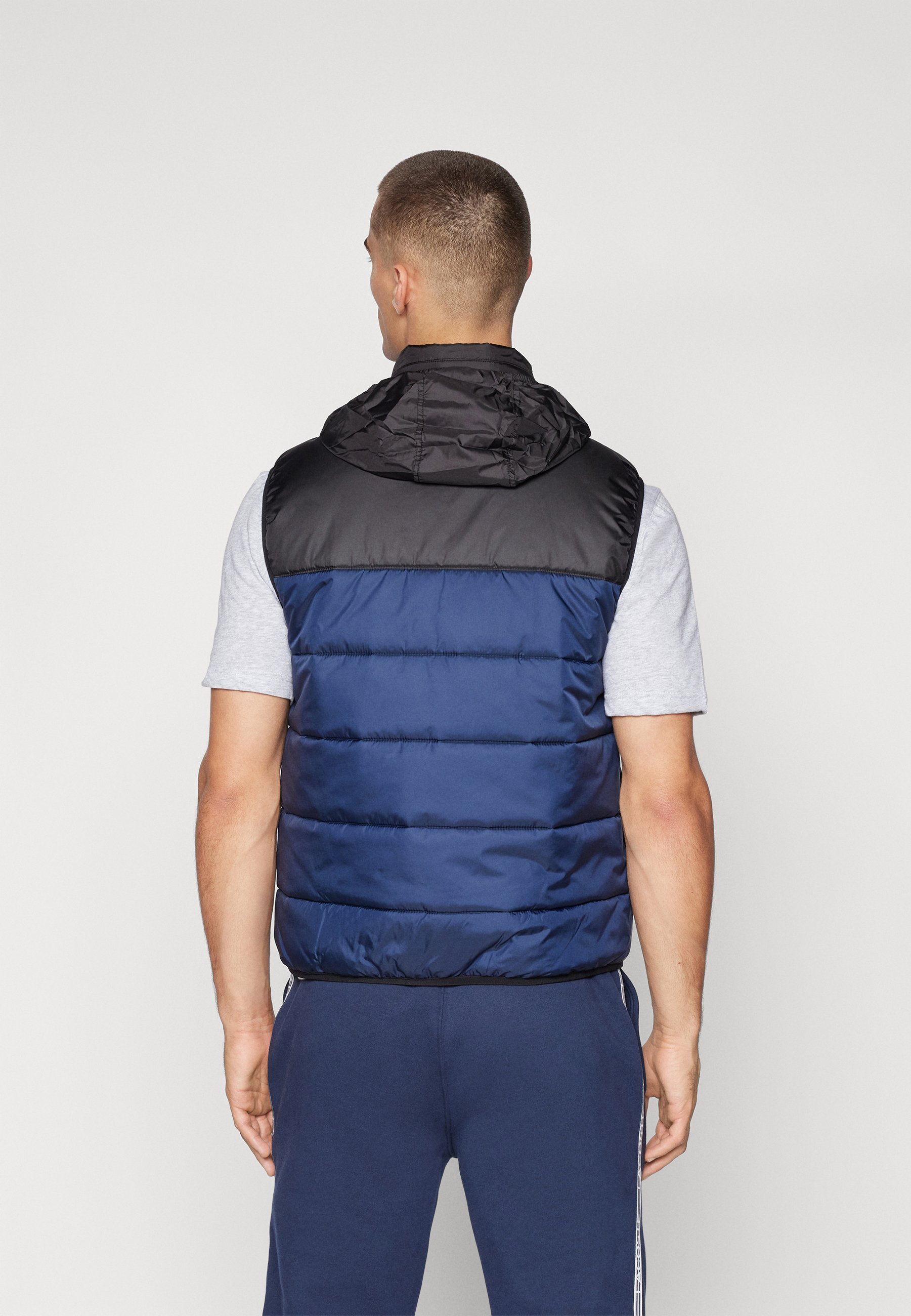 Gilet matelassé Lacoste Sport - bleu marine/noir