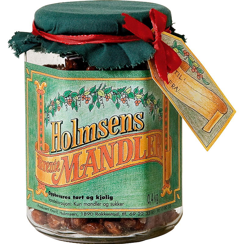 Geroosterde amandelen, pot van 400 g