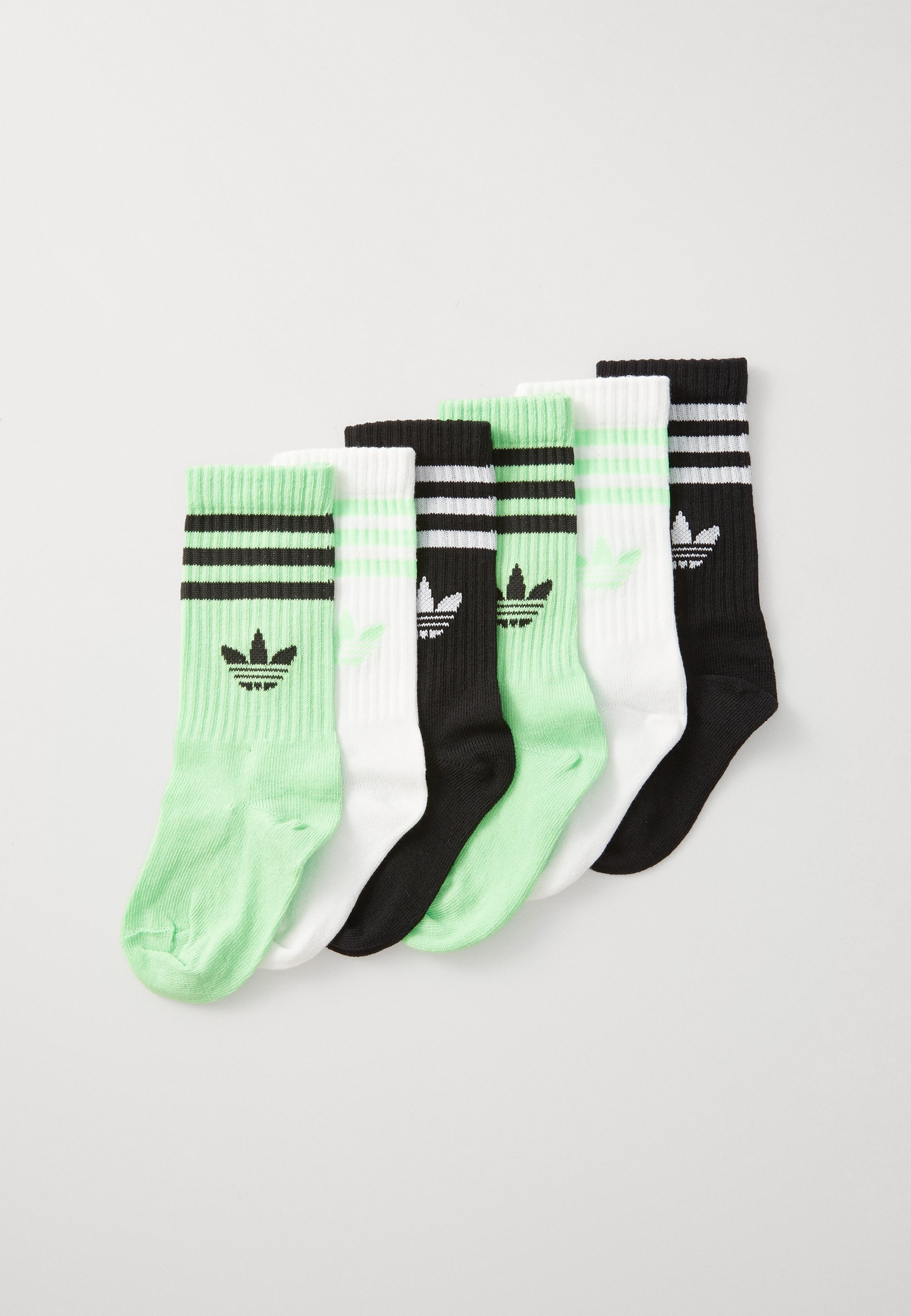 adidas Originals CREW UNISEX 6 PACK - Ponožky - black/white/grey