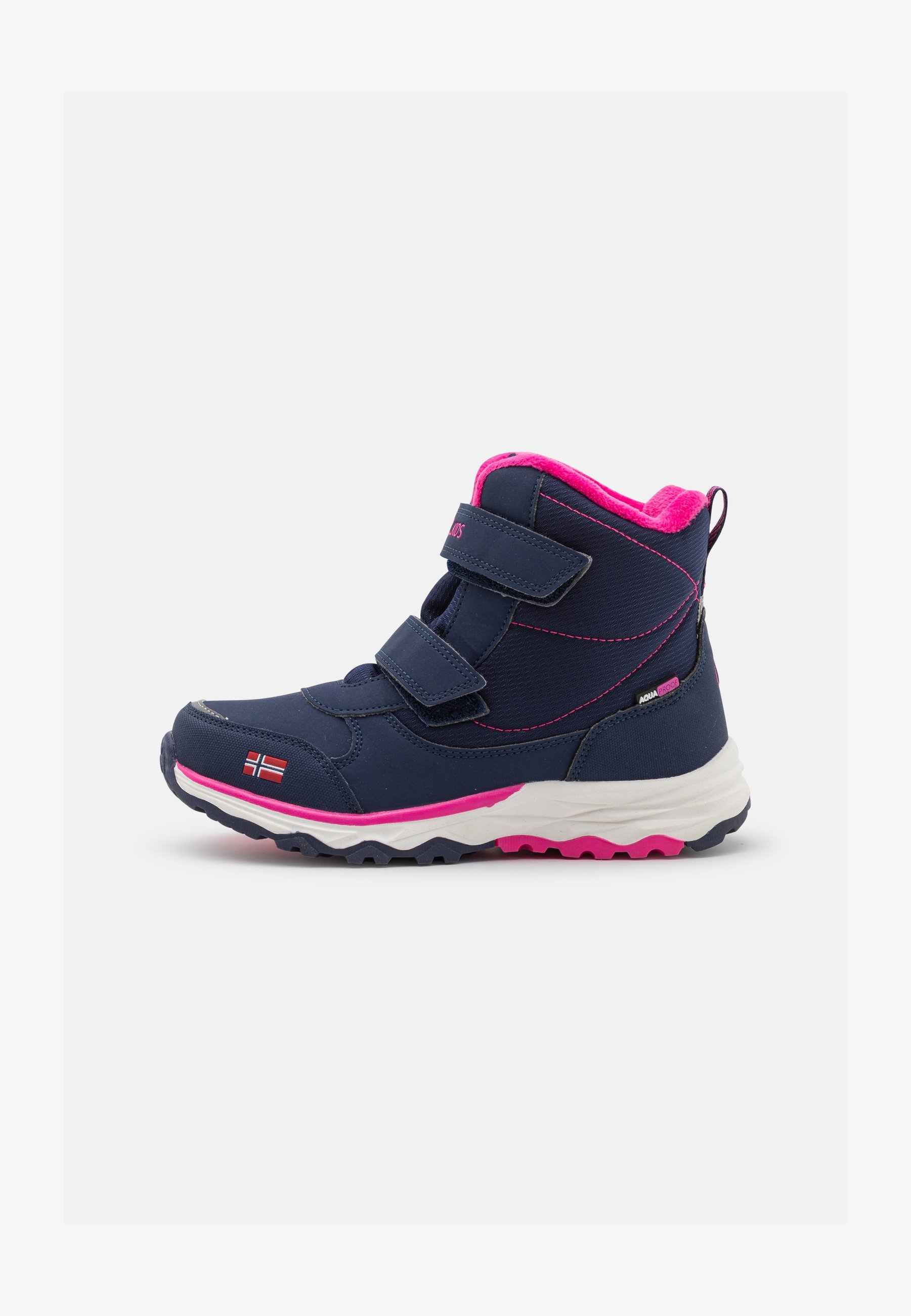 TROLLKIDS HAFJELL UNISEX - Bottes de neige - black/pink
