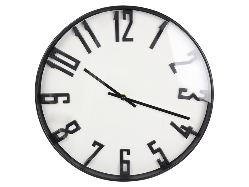 Zegar ścienny Hobart White 40 cm biały