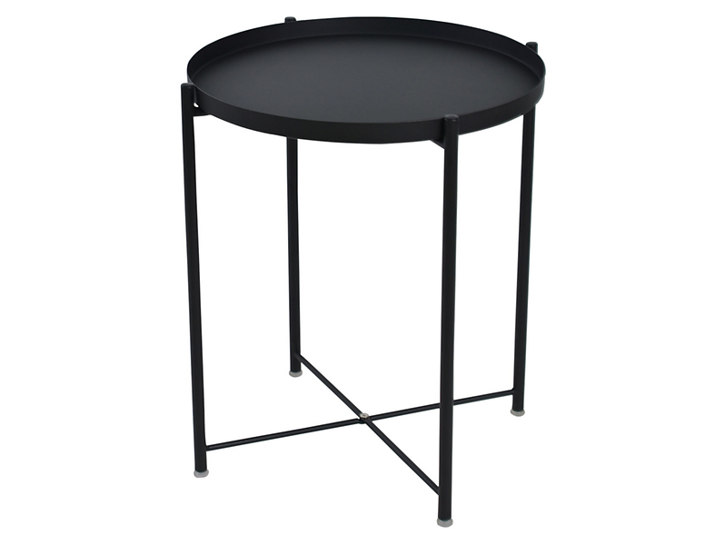 Stolik okrągły Tim 48 cm czarny