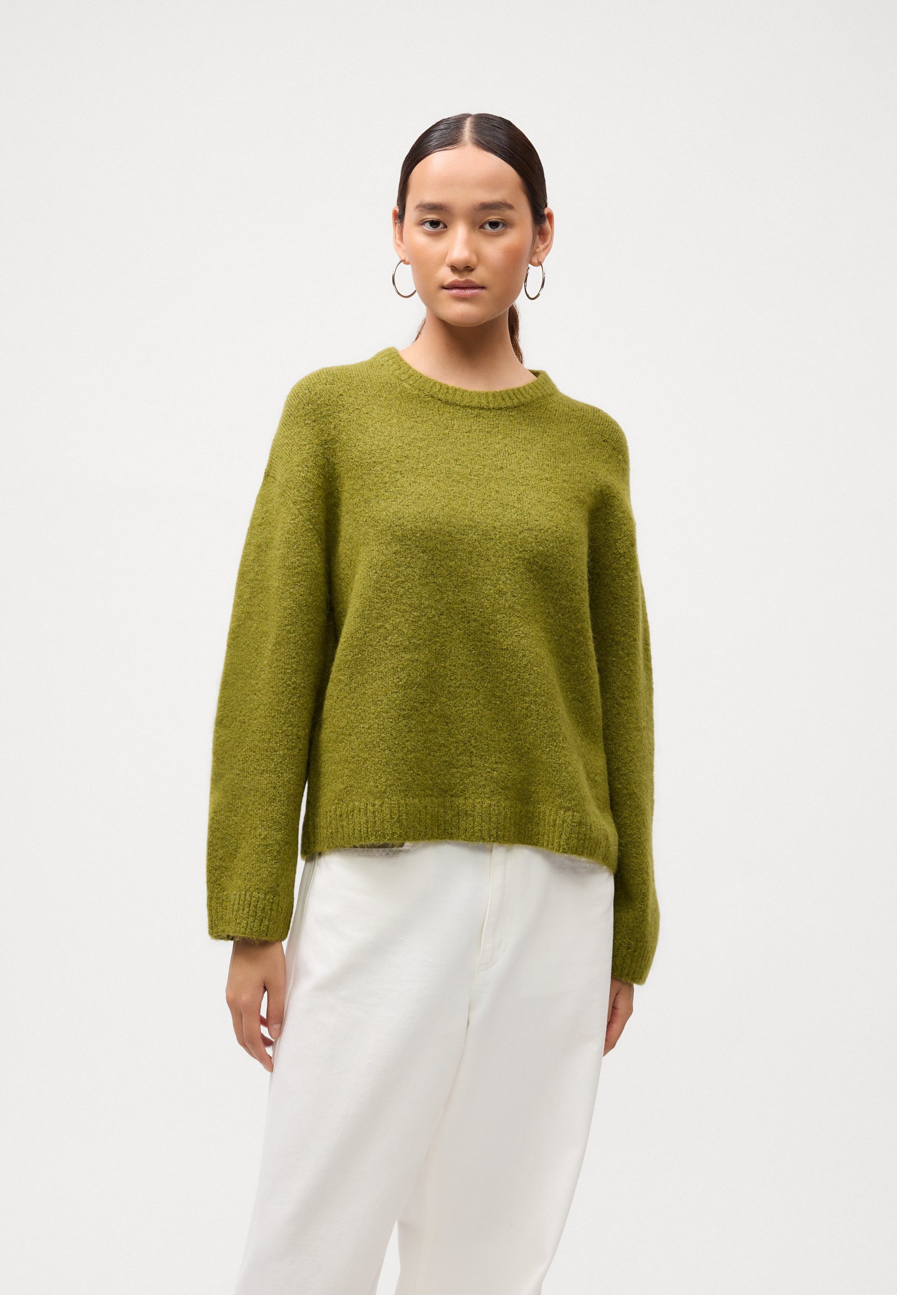 Gina Tricot CREW NECK SWEATER - Jumper - happy green