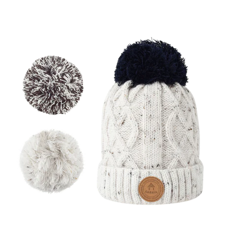 Cabaia Cream Apple Juice Beanie - Beige Fleece