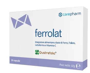 FERROLAT Ferrolat, complément alimentaire à base de fer, 20 gélules