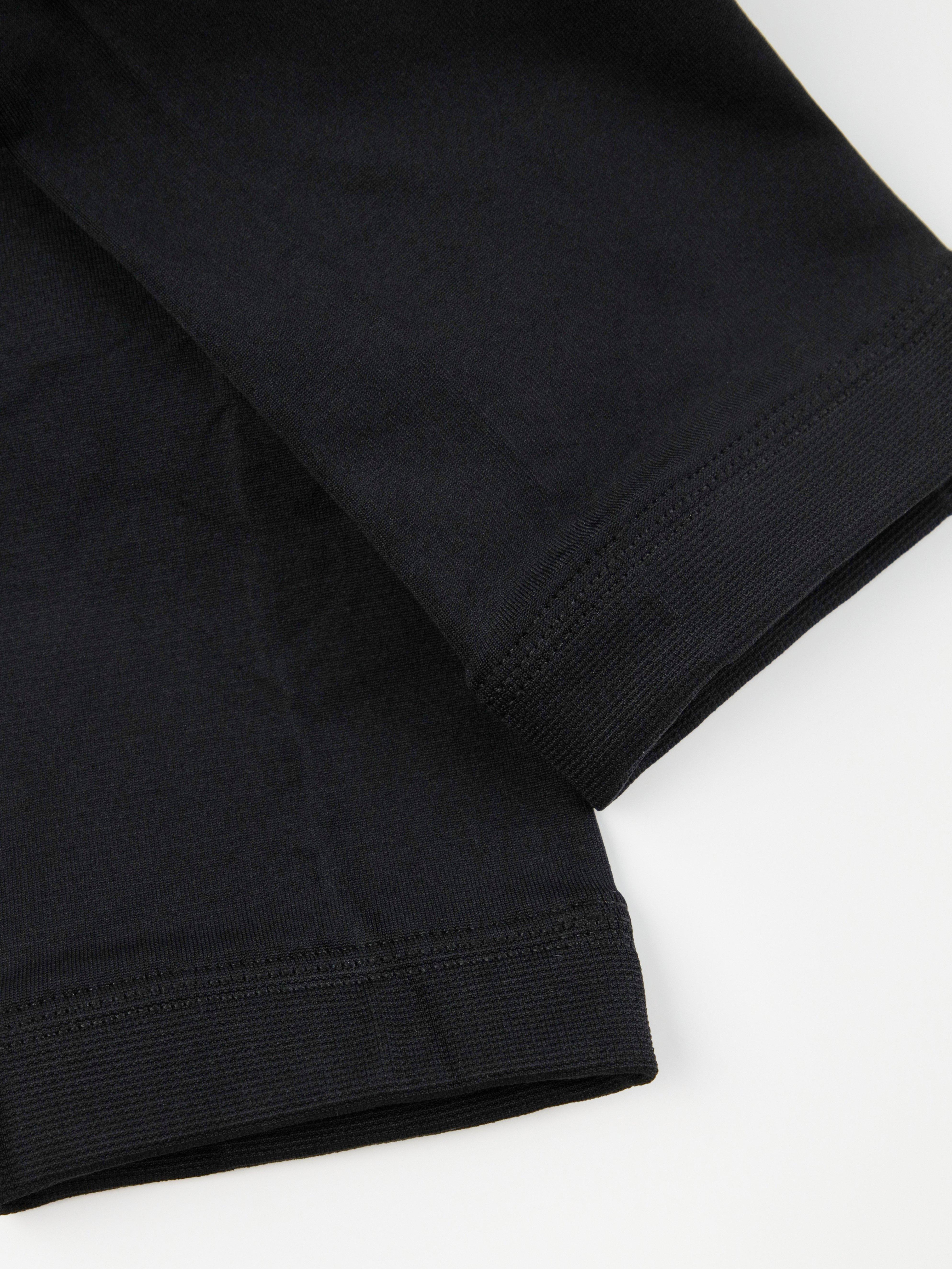Leggings con interior cepillado negro