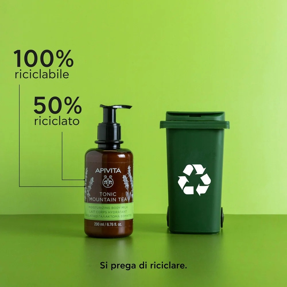 APIVITA Apivita Tonic Mountain Tea bodylotion 200 ml hydraterende bodylotion