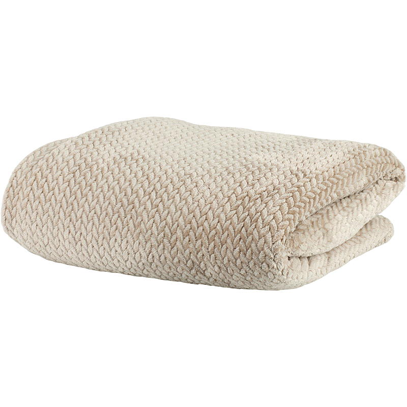 Heimteppich 150x200 cm Flanellfleece beige