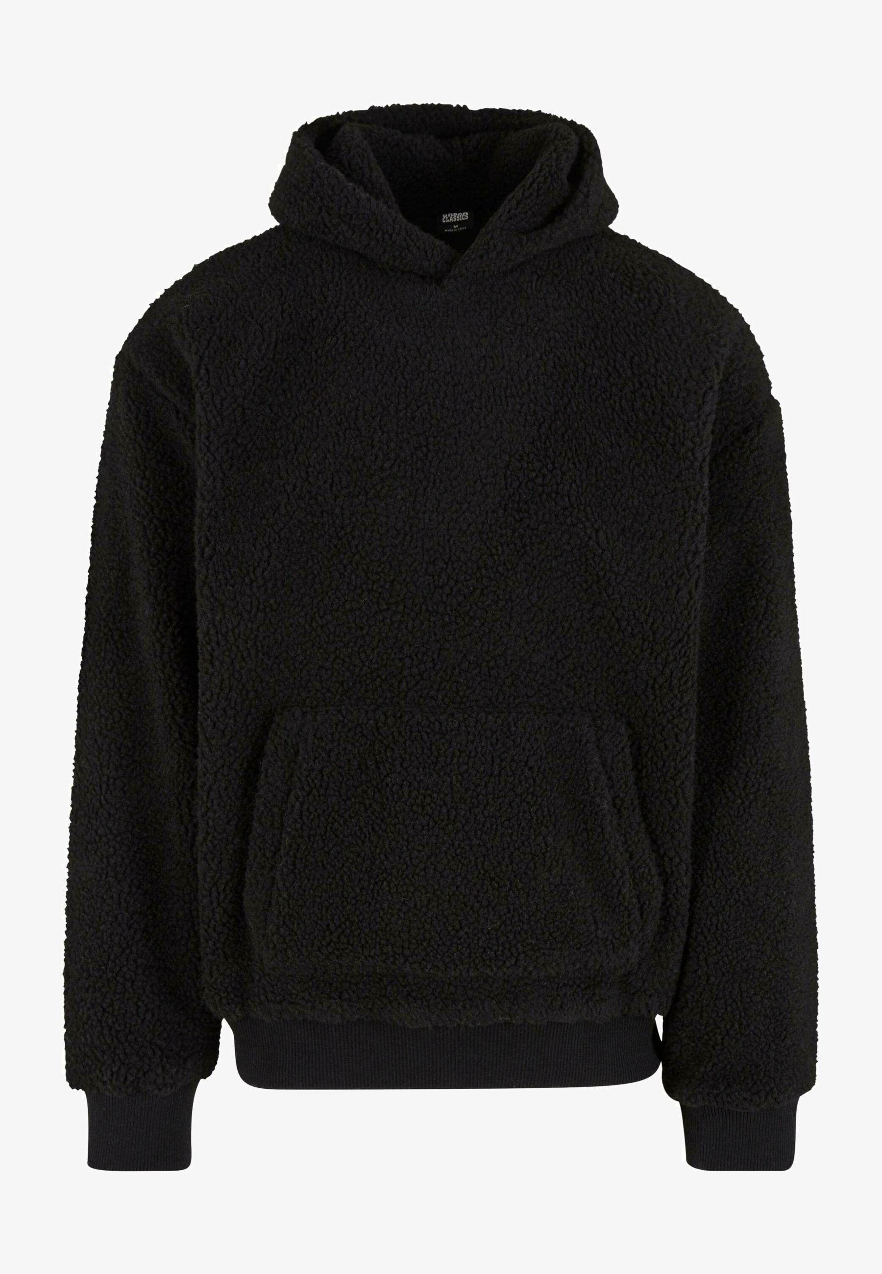 Urban Classics TEDDY - Majica s kapuljačom - crna