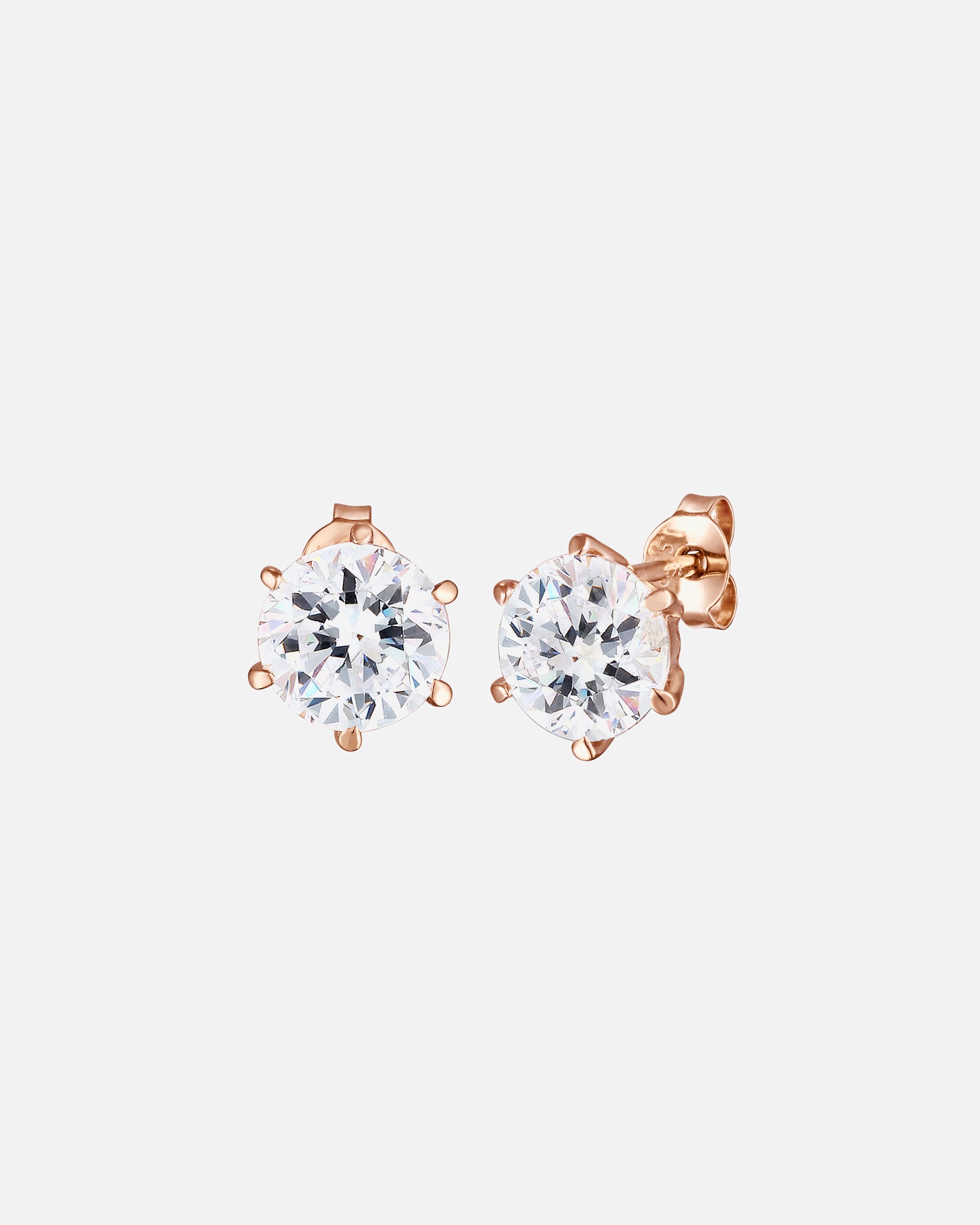 Elli Elli Boucles d'oreilles Femmes Cristaux de verre Taille Brillante Blanc Argent Sterling 925 Tenue de soirée