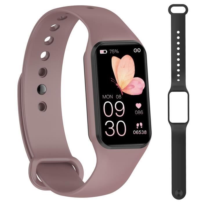 IOWODO R1 Sports Watch, Fitness Tracker for Daily Use, Activity Tracker, Calorie Counter, Pedometer, Sleep Tracker, Waterproof - PURPLE