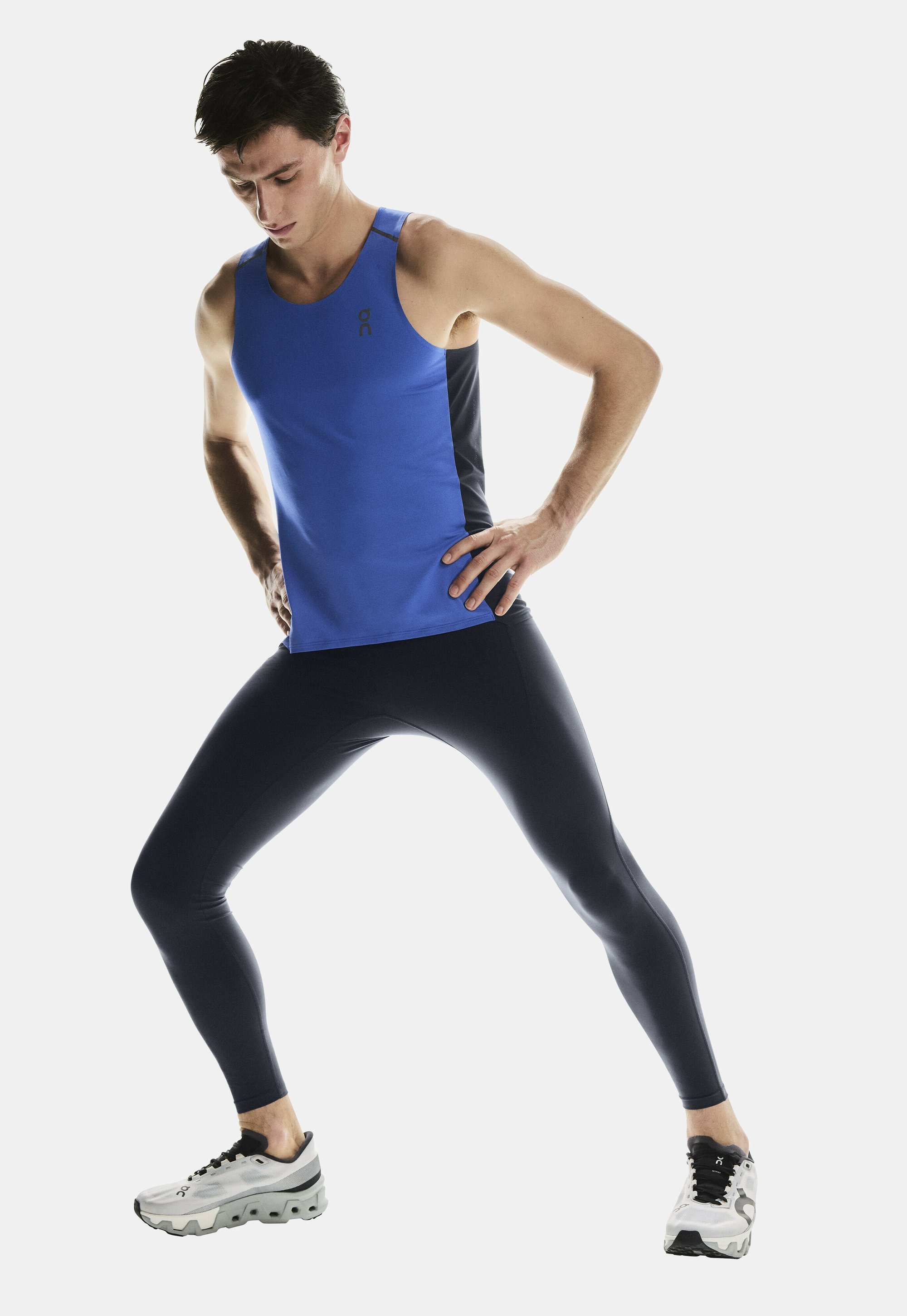 Collant de course PERFORMANCE - bleu marine