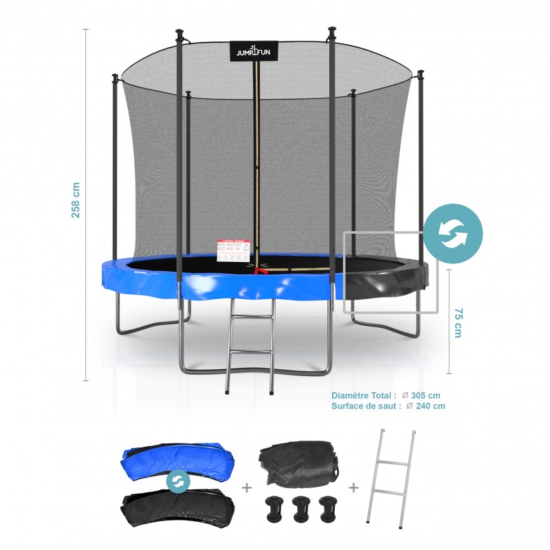  Trampolin Jump4fun Classique 305 cm 10ft