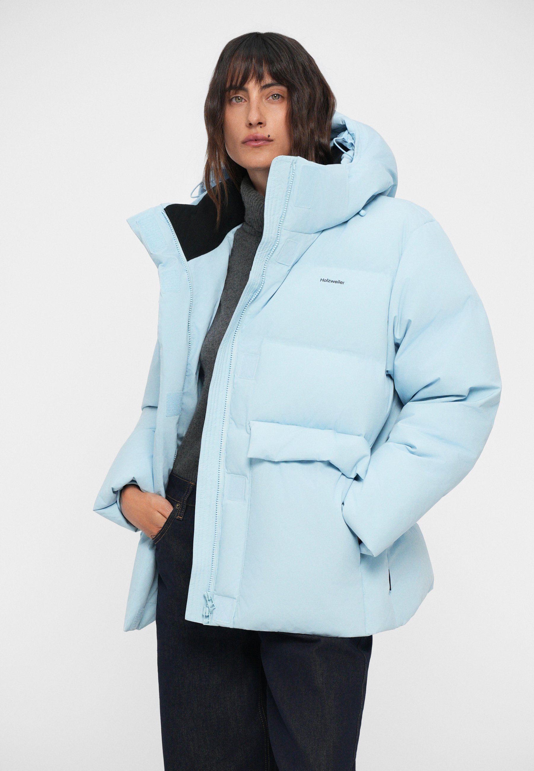 Holzweiler BESSEGGEN JACKET - Pūkinė striukė - kūdikio mėlyna
