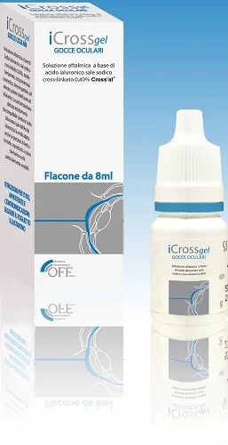 OFF! iCross gel hydraterende oogdruppels 8 ml voor droge ogen