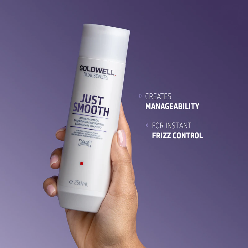 Goldwell Dualsenses Just Smooth Shampoo Alisante para Cabelos Difíceis de Pentear