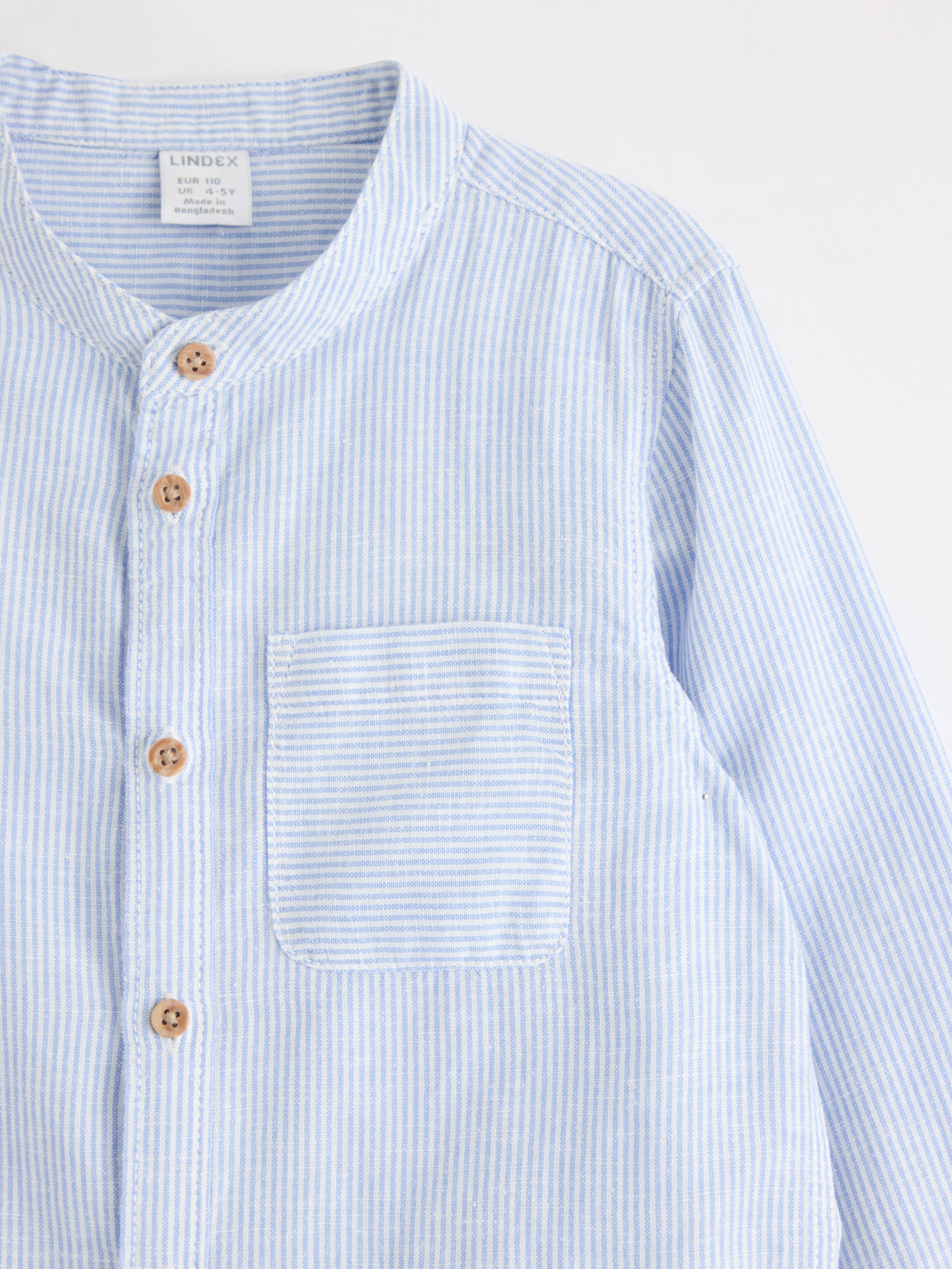 Långärmad skjorta Light Blue