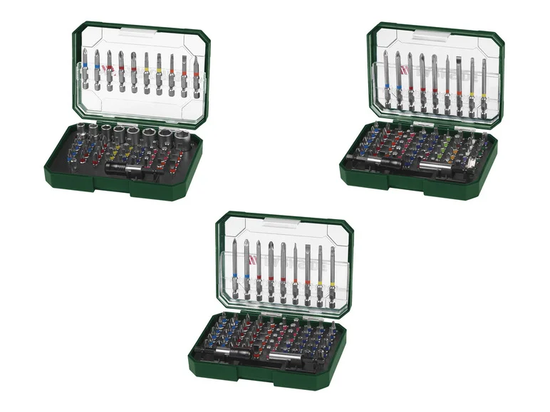 Conjunto de bits lubrificados PARKSIDE®, conjunto de bits e soquetes PBS3 A2