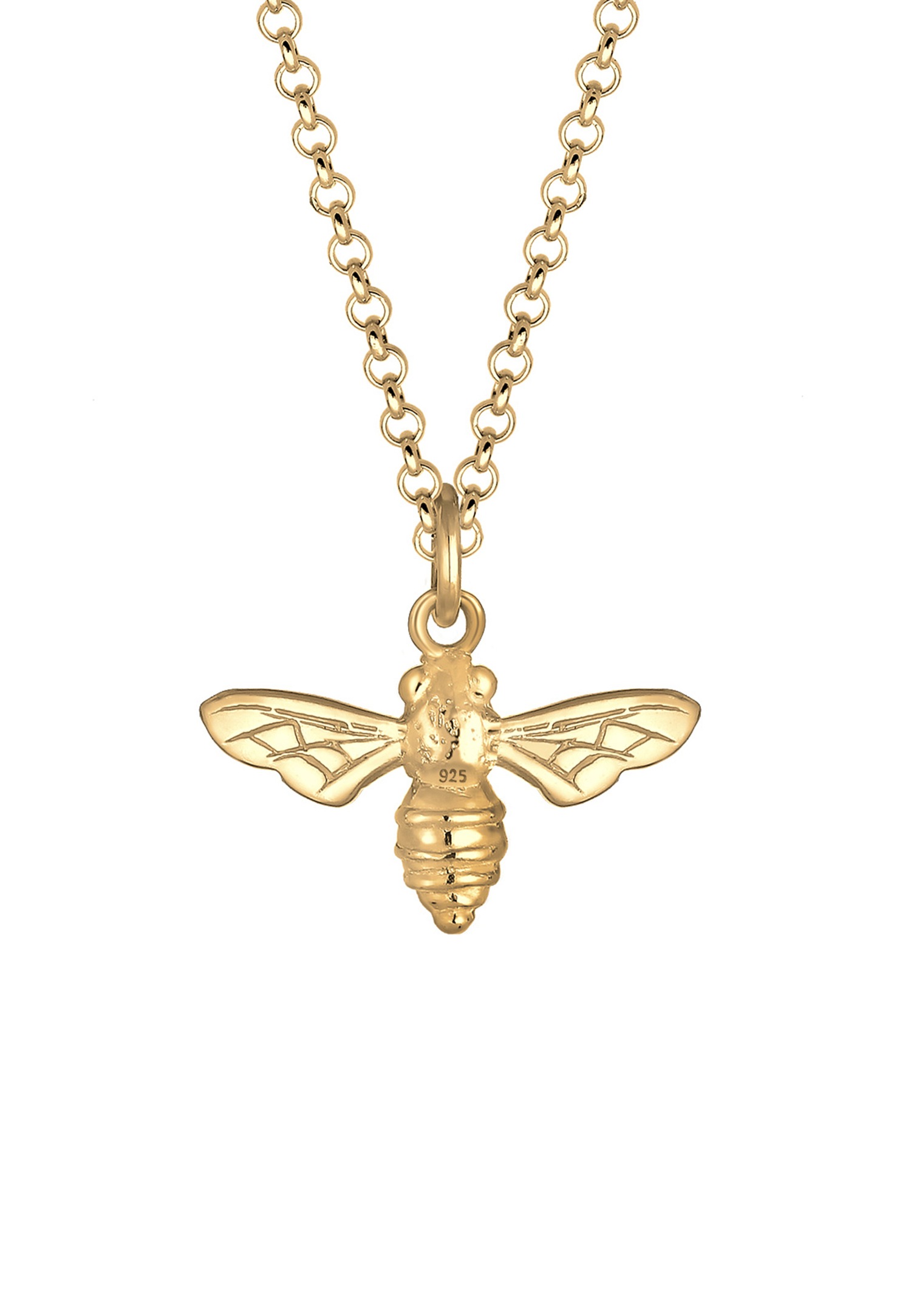 Elli Femme Pendentif Abeille Animal - (925/1000) Argent