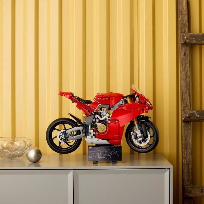 LEGO Technic 42202 Ducati Panigale V4 S Motocicleta - Motocicleta para construir para adultos