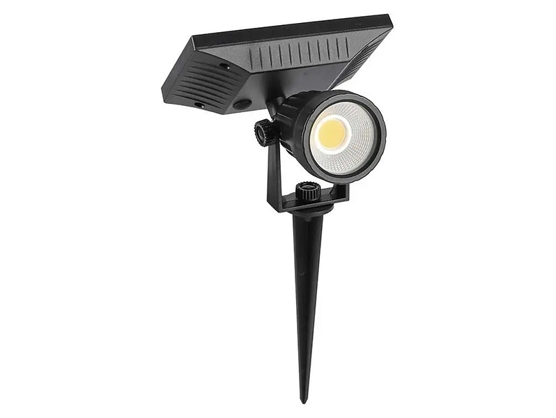 Lampa ogrodowa wbijana w ziemię  VT-952 LED z tworzywa sztucznego czarna