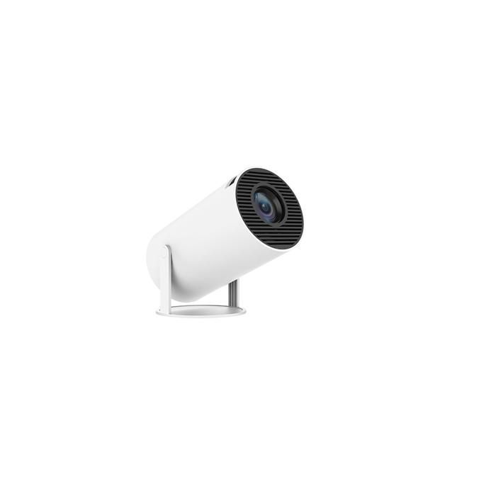 Minikokoinen kannettava 4K-projektori Wi-Fi 6:lla ja Bluetooth 5.0:lla, Android 11 720P - Valkoinen