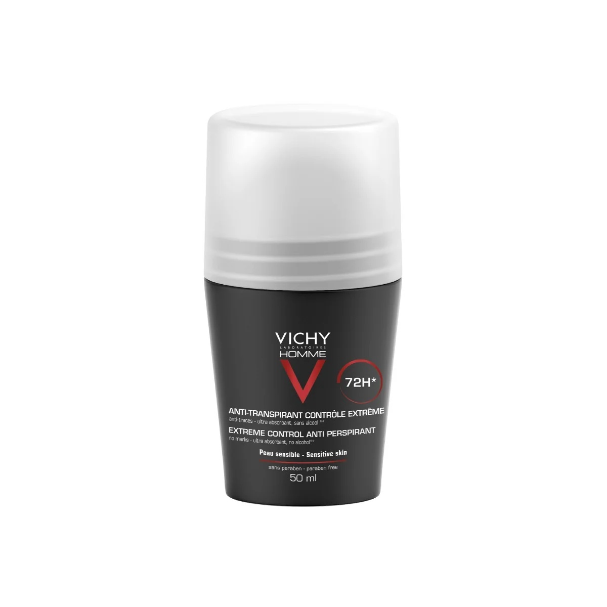 VICHY Vichy Homme 72h Roll-On Deodorant 50ml Antitranspirant für empfindliche Haut