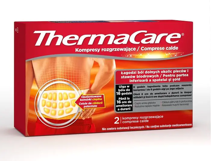 ThermaCare, Kompresy rozgrzewające na plecy i biodra