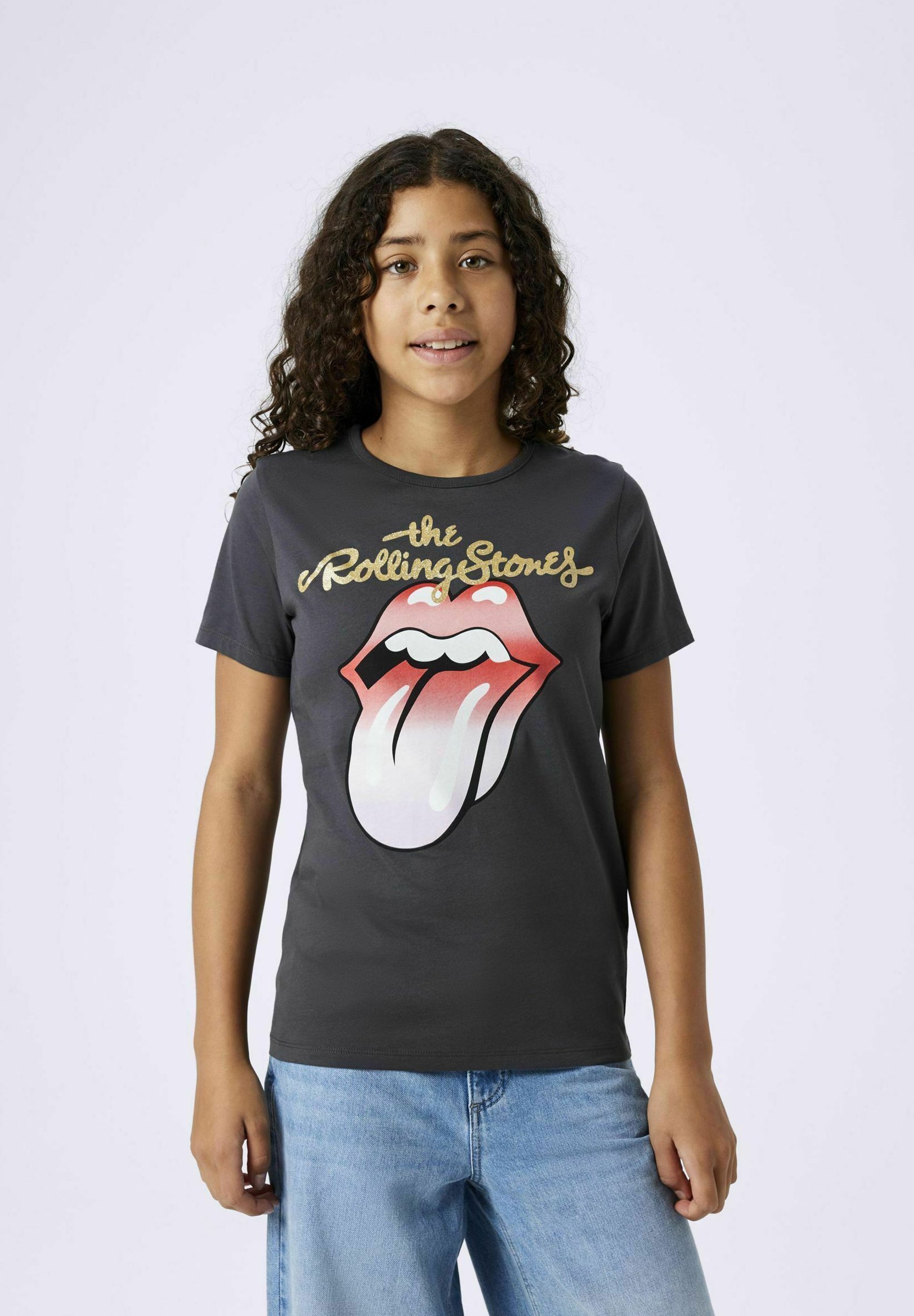 TWO SOON ROLLING STONES - Bedrucktes T-Shirt - Asphalt